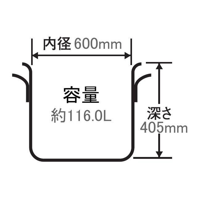 北陸アルミ プロセレクト 半寸胴鍋60cm [日本製]｜yamakura110｜02