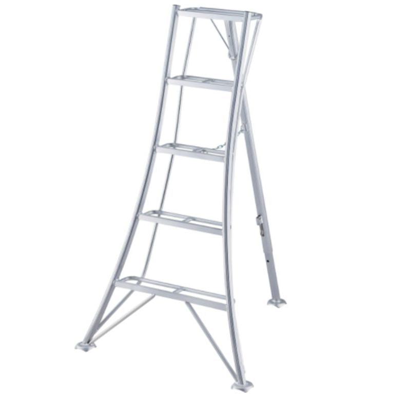 長谷川工業 アルミ三脚脚立 グリーンステップ GSC-150a 三脚ゴムカバー  