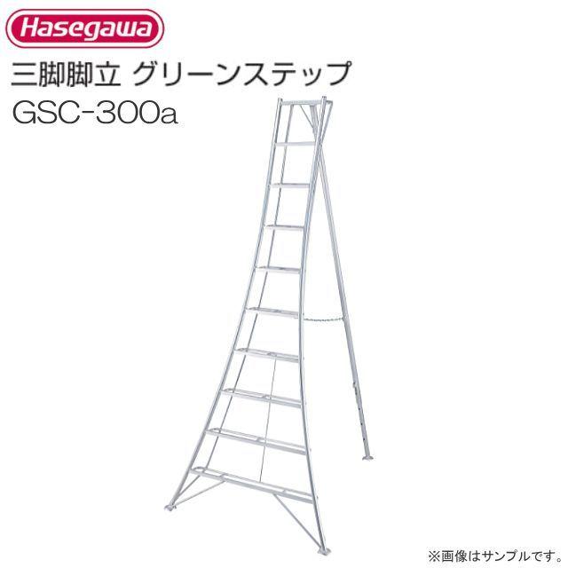 ハセガワ（長谷川工業） 園芸用三脚グリーンステップ Ｎ－３６０Ｔ　良品 ハセガワ 長谷川工業 アルミ上枠付三脚 グリーンステップ GSU-360a (天