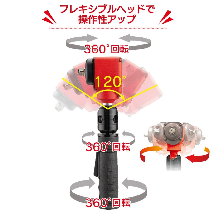 エアーインパクトレンチ まごのてエアーインパクト KT-17MG 差込 エアーインパクトレンチ まごのてエアーインパクト KT-17MG 差込