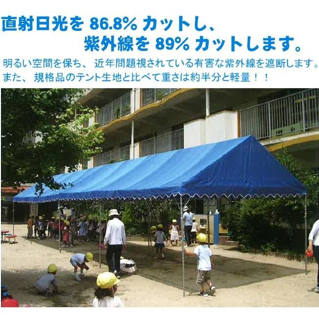 岸工業 ブルドックテント メッシュ2号(3.56m×5.30m[2間×3間];6.0坪 