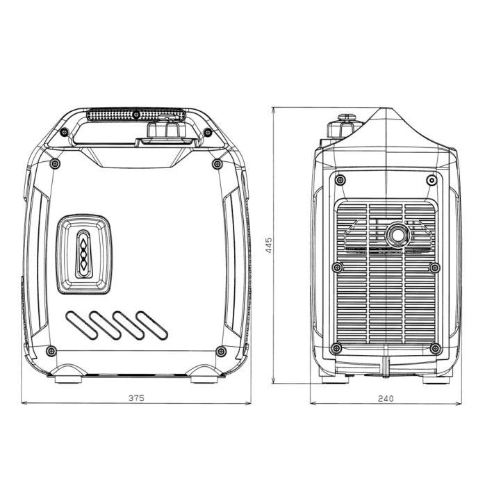 工進（KOSHIN） インバーター発電機 GV-9SE (GV-9SE-AAA-0) 定格出力