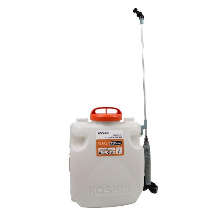 工進（KOSHIN） 充電式噴霧器 SLS-7 背負い式 DC18V バッテリー 充電器