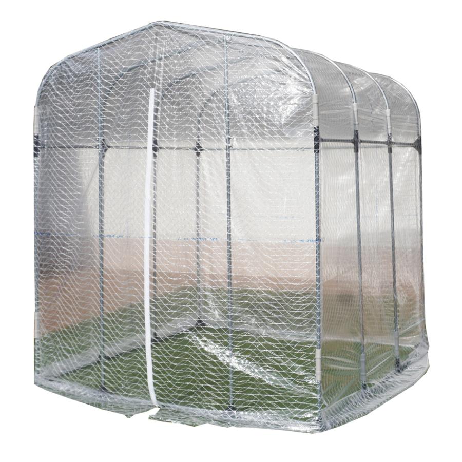 特売】ビニール温室(ハウス) / グリーンハウスNH-10(約1坪）入口 