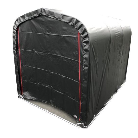 サイクルハウス(パイプ倉庫) 3台用BK (ブラック) 約1.0坪 間口 サイクルハウス(パイプ倉庫) 3台用BK (ブラック) 約1.0坪 間口
