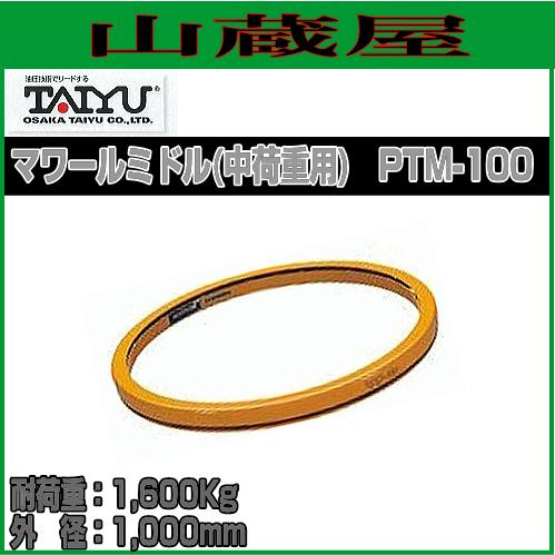 大阪タイユー 回転台 マワールミドル(中荷重用) PTM-100 外径