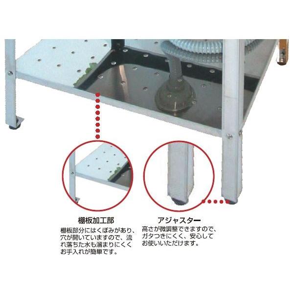 サンイデア 簡易流し台 アウトドアキッチン 600 SK-0600 幅60cmタイプ [個人様宅配送不可]｜yamakura110｜03