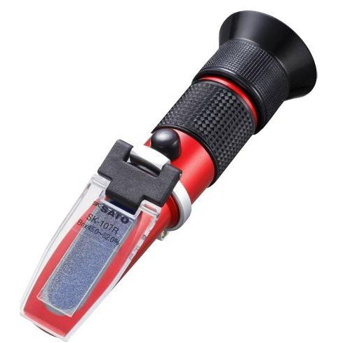 佐藤計量器 手持屈折計 SK-107R No.0187-00 Brix 45.0〜82.0% 自動温度
