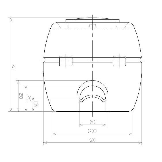 スイコー（SUIKO） スーパーローリータンク600L/SLT-600(25Aバルブ付き