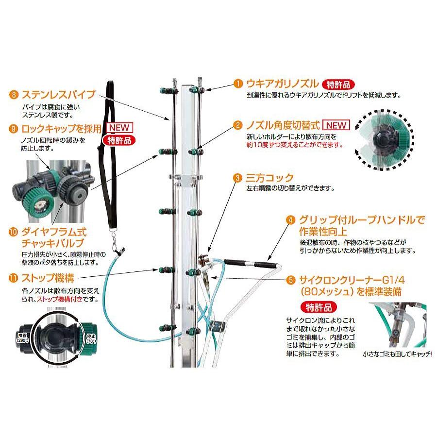 ヤマホ 動噴用噴口 カートジェッターGR型 3輪 (G1/4)