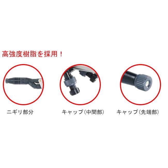 ヤマホ 動噴用噴口(ノズル) キリナシ切替畦畔PPSタイプ28型 G3/8 [鉄砲