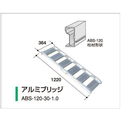 アルミス アルミブリッジABS-180-25-0.5(1セット2本） : 山蔵屋・農