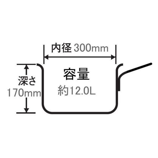 北陸アルミニウム 北陸アルミ プロマイスター 片手鍋 30cm 容量 北陸アルミニウム 北陸アルミ プロマイスター 片手鍋 30cm 容量