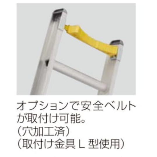 【超長】アルミ合金製伸縮 2連はしご縮長約5.8m 最大使用質量100kg 長谷川工業 2連はしご アルミ製 2連はしご HE2-51a 全長 5.16m 縮長