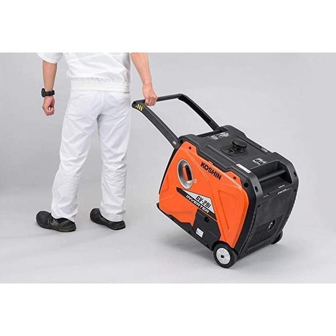 工進（KOSHIN） インバーター発電機 GV-29i 定格出力 2.9kVA キャリー 