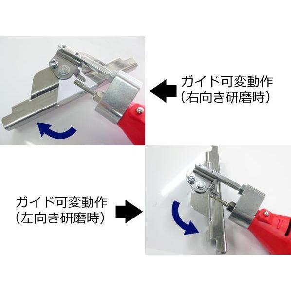 ニシガキ チェンソー目立て機 研ぎ名人 N-821 速く、簡単に、正確に
