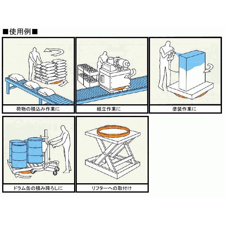 大阪タイユー マワール ヘビー 重荷重用 PTH-120 パレット回転機 大阪タイユー マワール ヘビー 重荷重用 PTH-120 パレット回転機