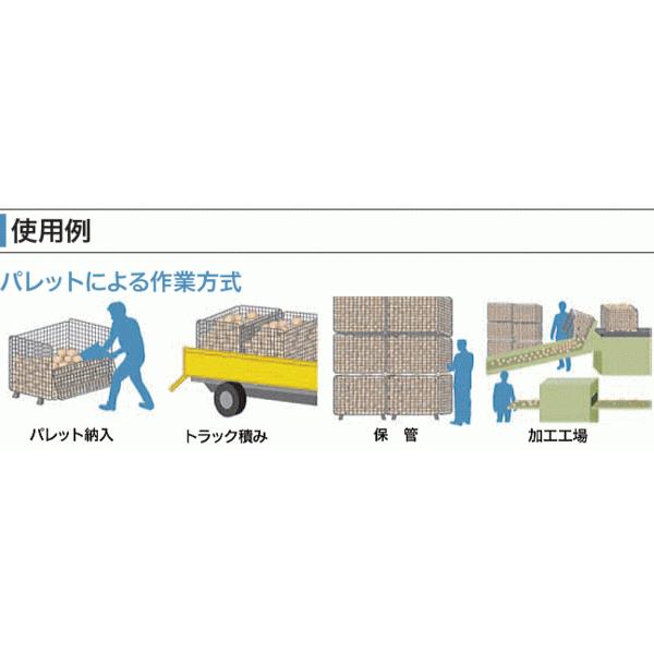 メッシュパレット サンキンパレット コイルタイプ SC-14 扉:全開