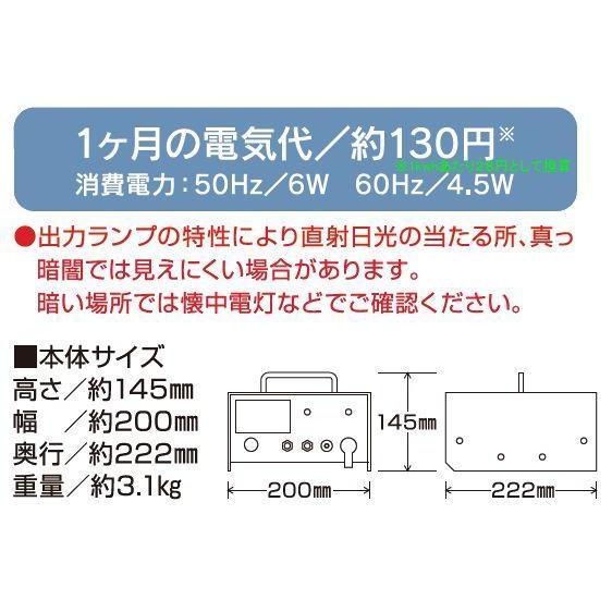 電気柵本器 末松電子製作所 単相100Vタイプ AC-20[屋内設置用] AC