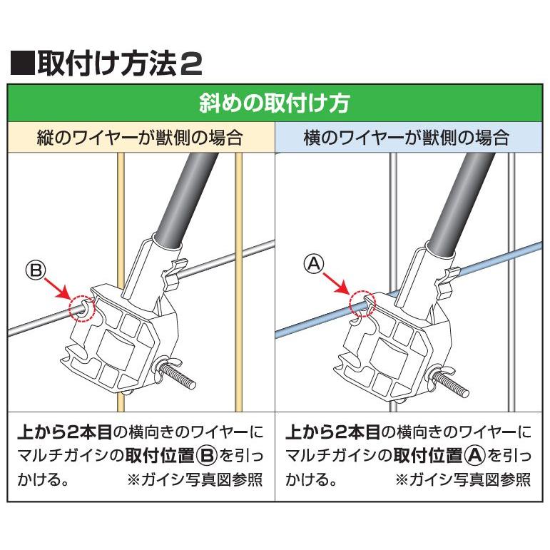 末松電子製作所 エレキポール30セット ワイヤーメッシュ用電柵設置資材
