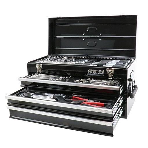 SK11 整備工具セット SST-19117BK 117点組 ブラック 黒 工具箱 ツール