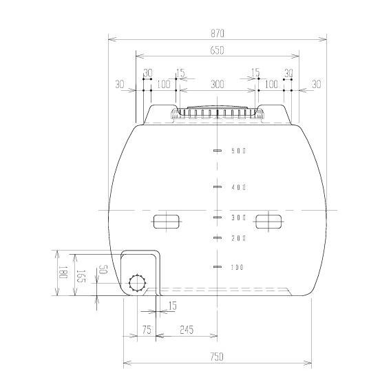 スイコー ホームローリータンク 500L HLT-500 青 貯水 散水 防除 スイコー ホームローリータンク 500L HLT-500 青 貯水 散水 防除