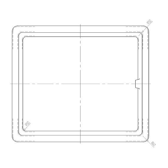 スイコー 角型容器 浅型 KL型 KL-1000 1000L ブルー 目盛り付 角槽 農作物 水産物 出荷仕分 個人様宅配送不可の画像