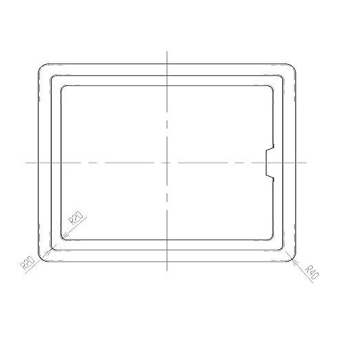 スイコー（SUIKO） 角型容器 浅型 KL型 KL-200 200L ブルー 目盛り付