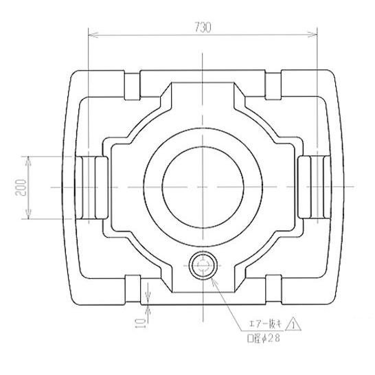 スイコー スーパーローリータンク 300L SLT-300 25Aバルブ直付 オレンジ 水タンク 運搬 散水 防除 [個人様配送不可]_2