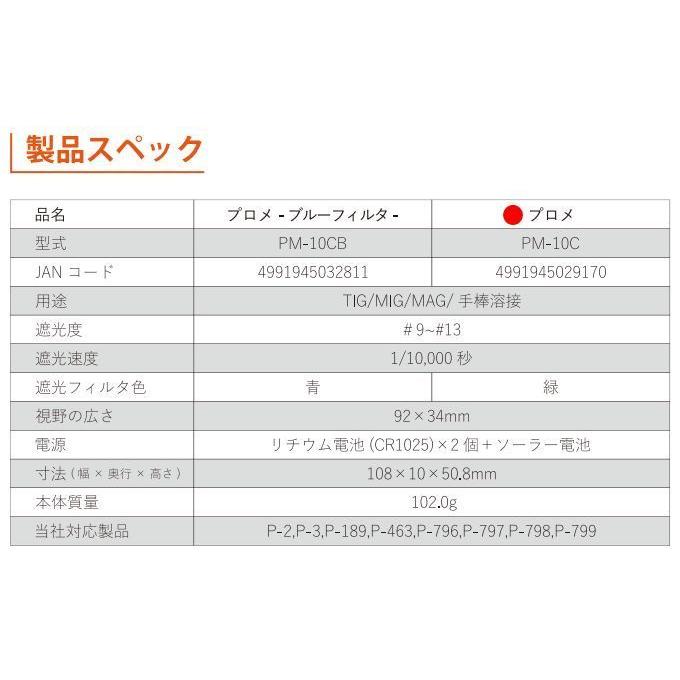 SUZUKID 溶接面 スズキッド 手持面用液晶カートリッジ PROME SUZUKID 溶接面 スズキッド 手持面用液晶カートリッジ PROME