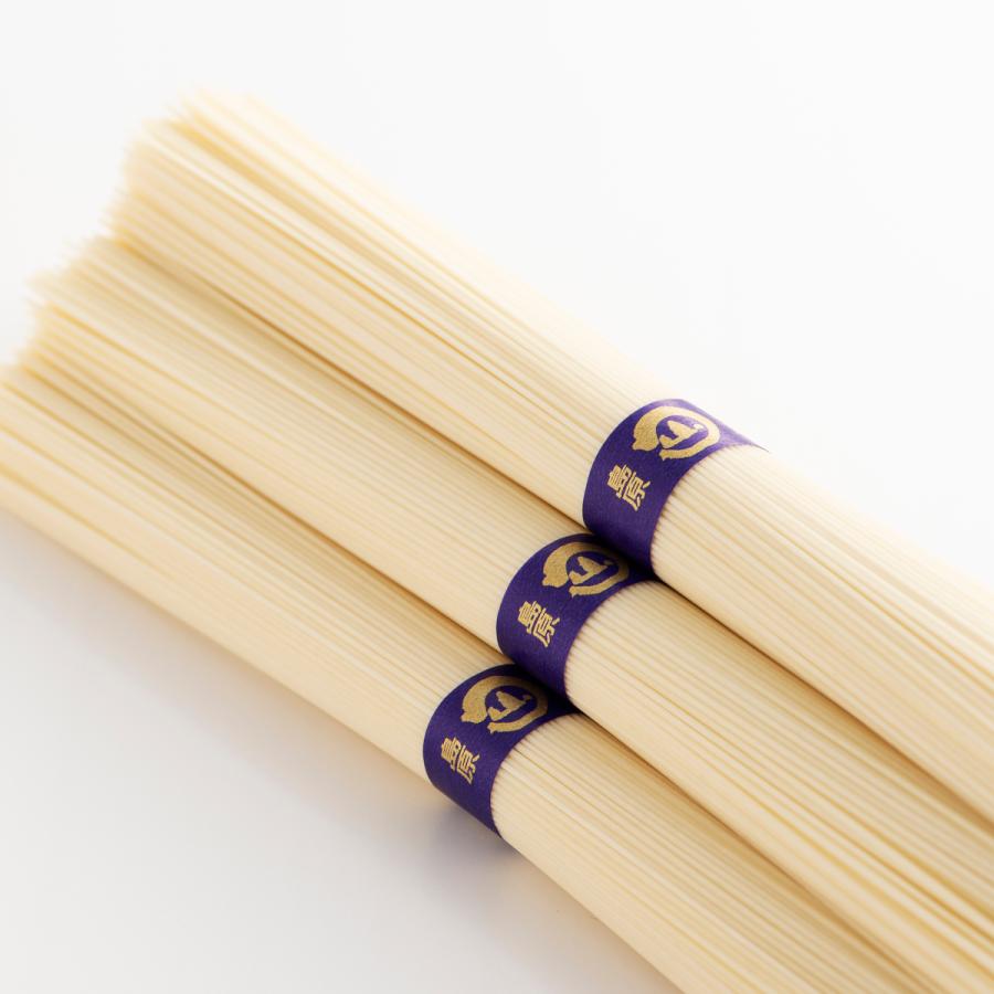高級 お中元 お歳暮 ギフト 島原 手延べ そうめん 山道 特級品 紫帯 だしパック 詰合せ |  | 04