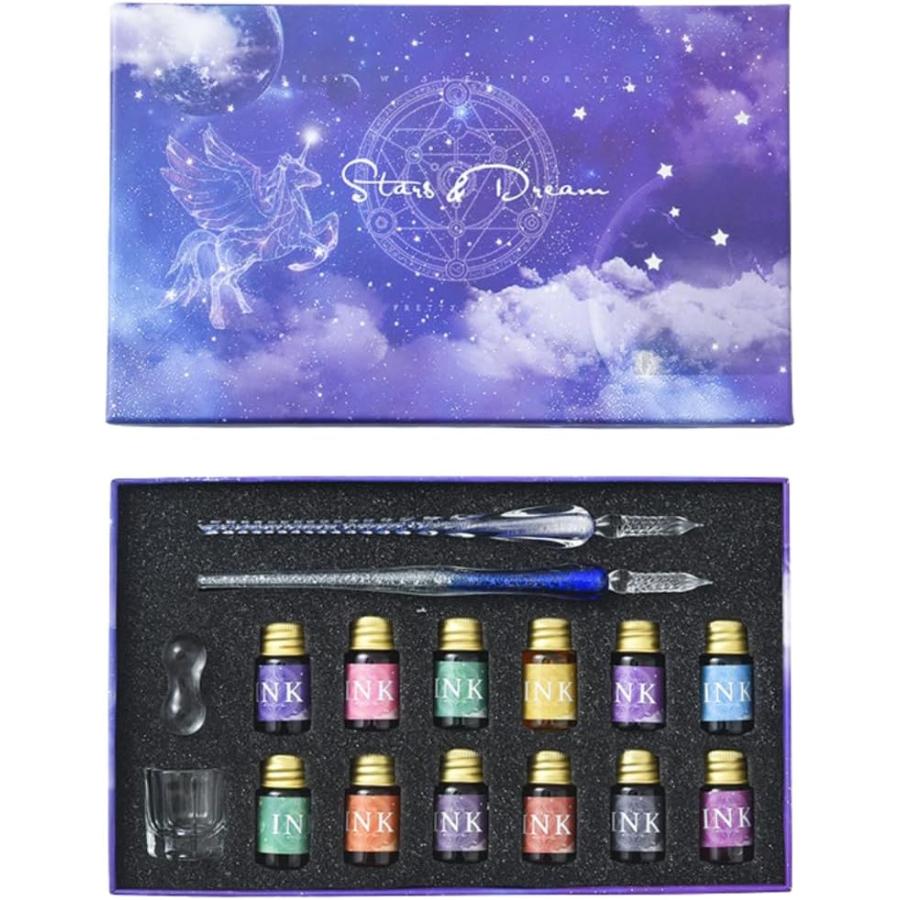 tegning ガラスペン インク セット アート文具評論家推奨 日本ブランド