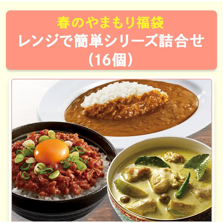 ヤマモリ 春のやまもり 福袋 レンジ で簡単シリーズ 詰合せ 16個 2026