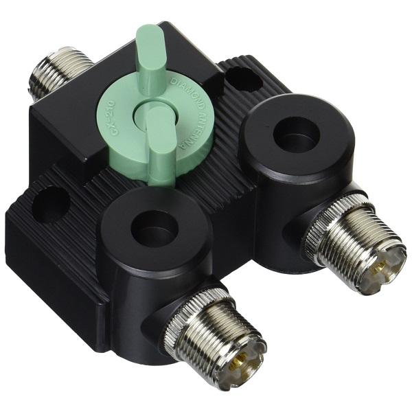 第一電波工業同軸切換器 CX-210 2個＋中継5D2V(約1m) 2本 送料込 第一電波工業 ダイヤモンド CX210A 同軸切換器 1回路2接点