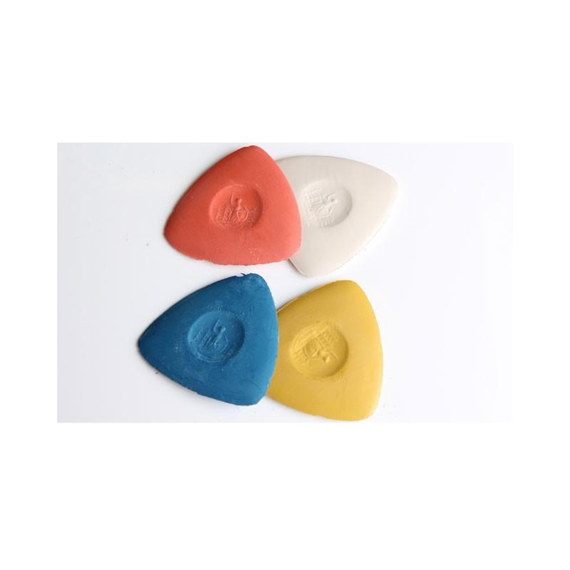 チャコ 縫製道具 洋裁道具 プロ御用達 定番のベストセラーチャコ 白青赤黄の4色展開 人物印チョーク 裁縫道具