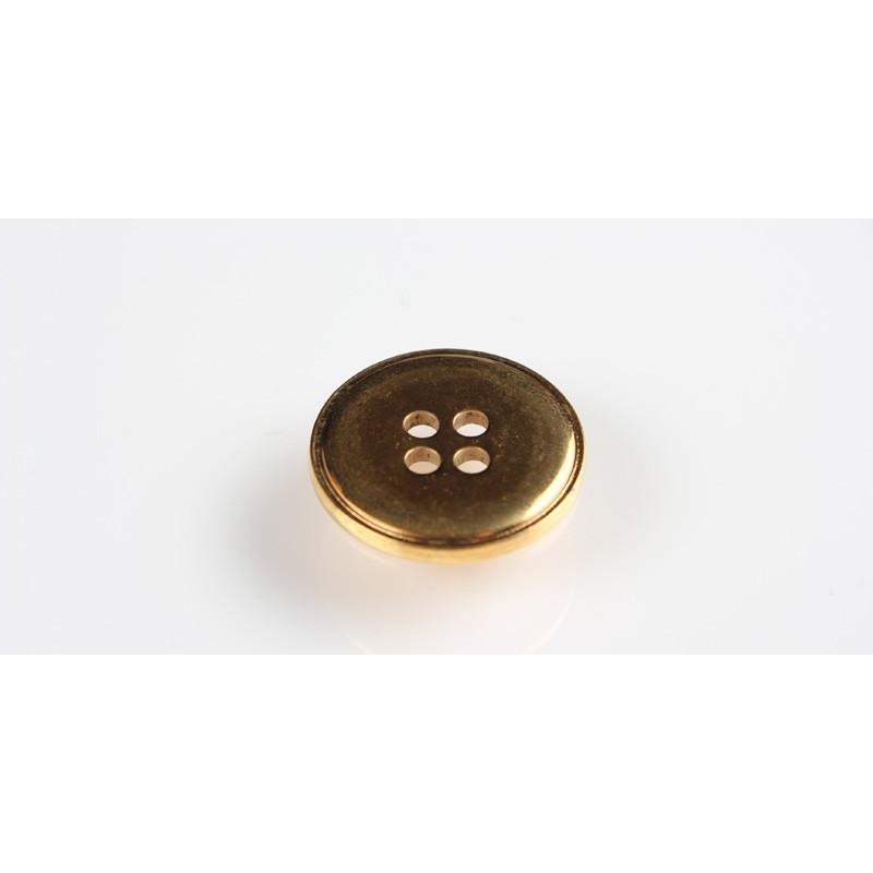メタルボタン 1個から対応 スーツ・ジャケット向け 真鍮素材の高級品 ブレザーボタン 4つ穴 ゴールド 15mm EXCY YS20｜yamamoto-excy｜02