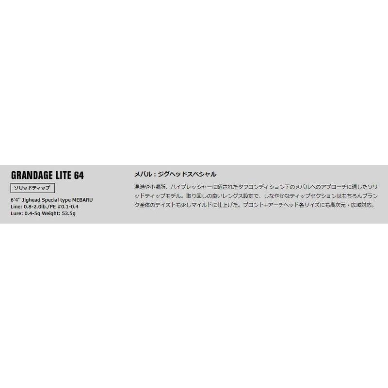 アピア グランデージ ライト 64｜yamamoto-store2｜02