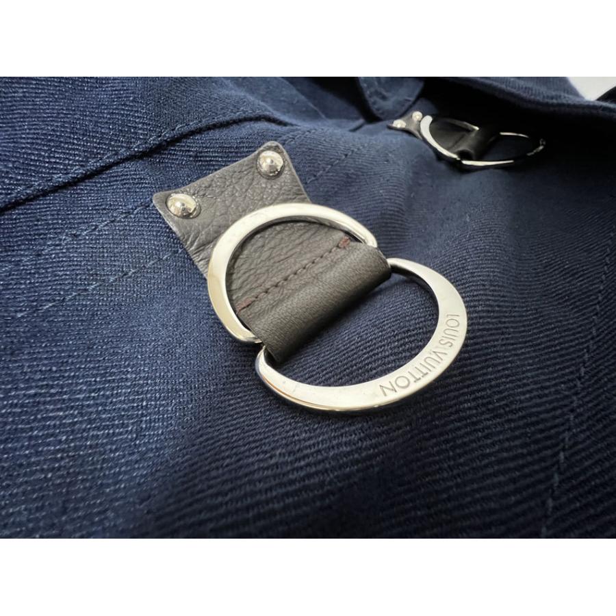 LOUIS VUITTON - ルイヴィトン レディース ジャケット ネイビー リンネン コットン 38 LOUIS VUITTON（ルイ・ヴィトン） 送料無料 レディース ジャケット