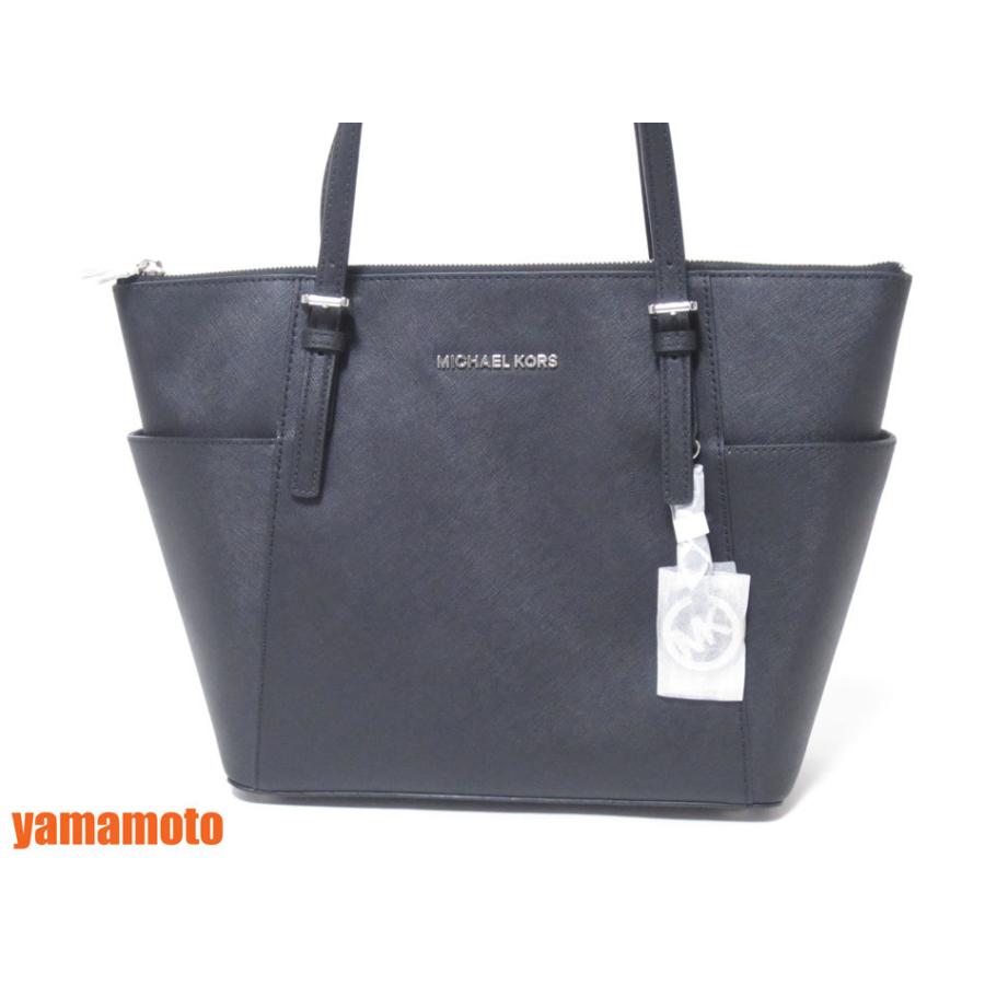 送料無料 MICHAEL KORS マイケルコース トートバッグ ブラック レザー 超美品｜yamamoto7887