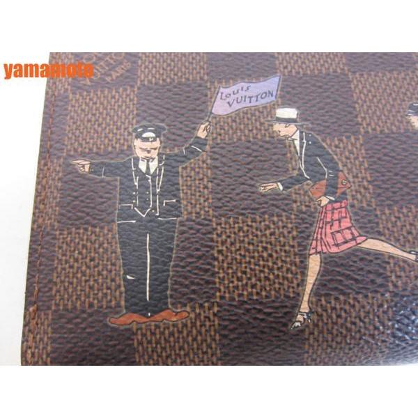 送料無料 LOUIS VUITTON ルイヴィトン ダミエ イリュストレ ジッピー