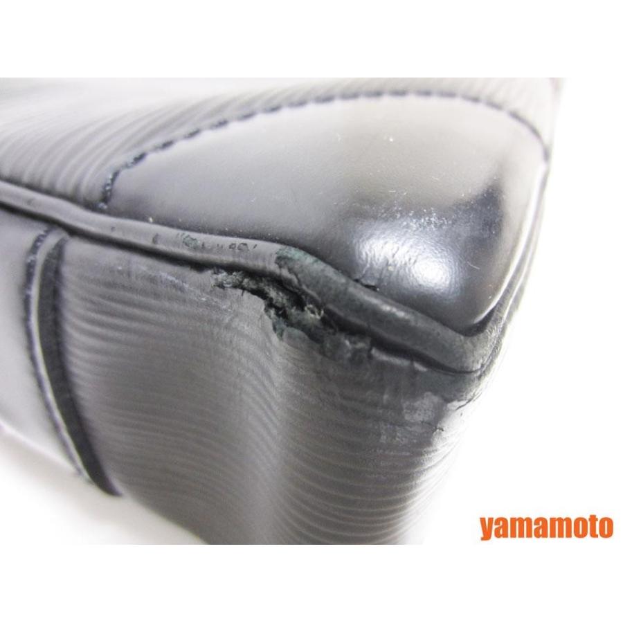 送料無料 LOUIS VUITTON ルイヴィトン エピ ブラック ポルトドキュマン