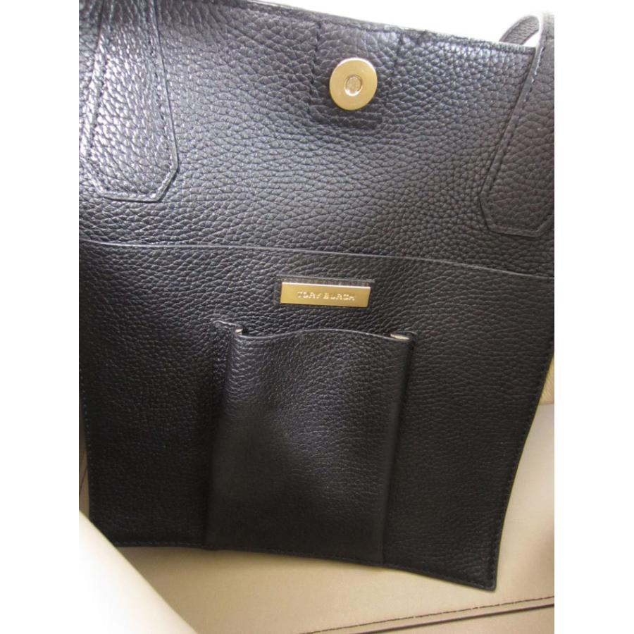 送料無料 TORY BURCH トリーバーチ トートバッグ レザー ブラック 美品