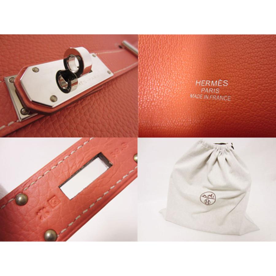 HERMES エルメス 　ジプシエール34 　ショルダーバッグ  トリヨンクレマンス 　オレンジ×ジョーヌ（シルバー金具）ショルダーバッグ 　レディースバック トートバッグ 【中古】【送料無料】 楽天市場】HERMES エルメス ジプシエール34 ショルダーバッグ トリヨン