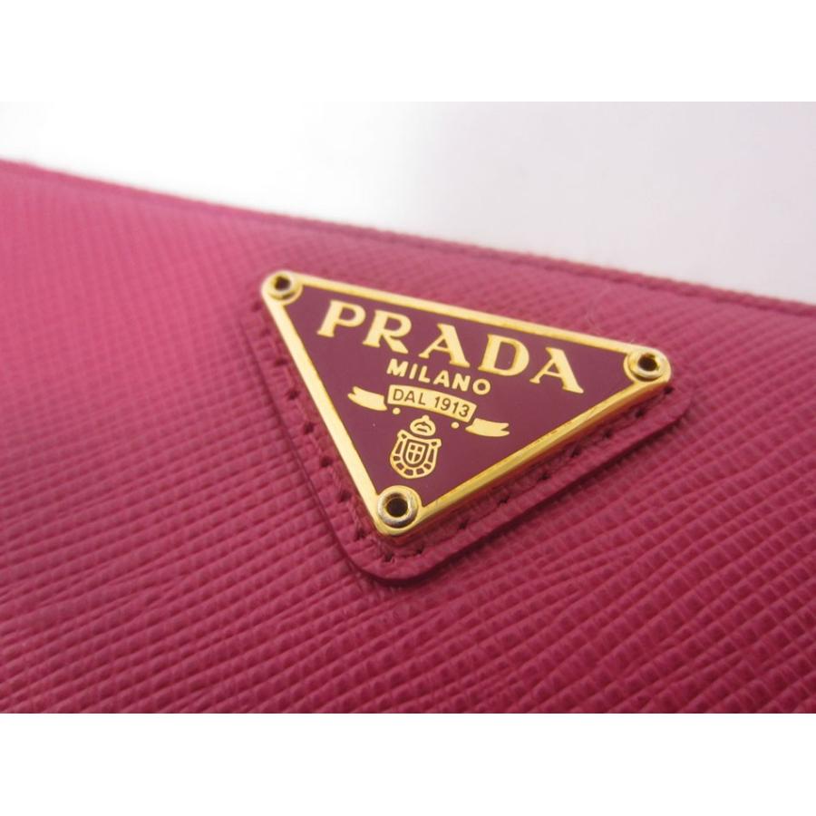 PRADA（プラダ） 送料無料 ラウンドファスナー財布 長財布 SAFFIANO