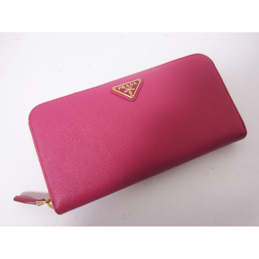 PRADA（プラダ） 送料無料 ラウンドファスナー財布 長財布 SAFFIANO