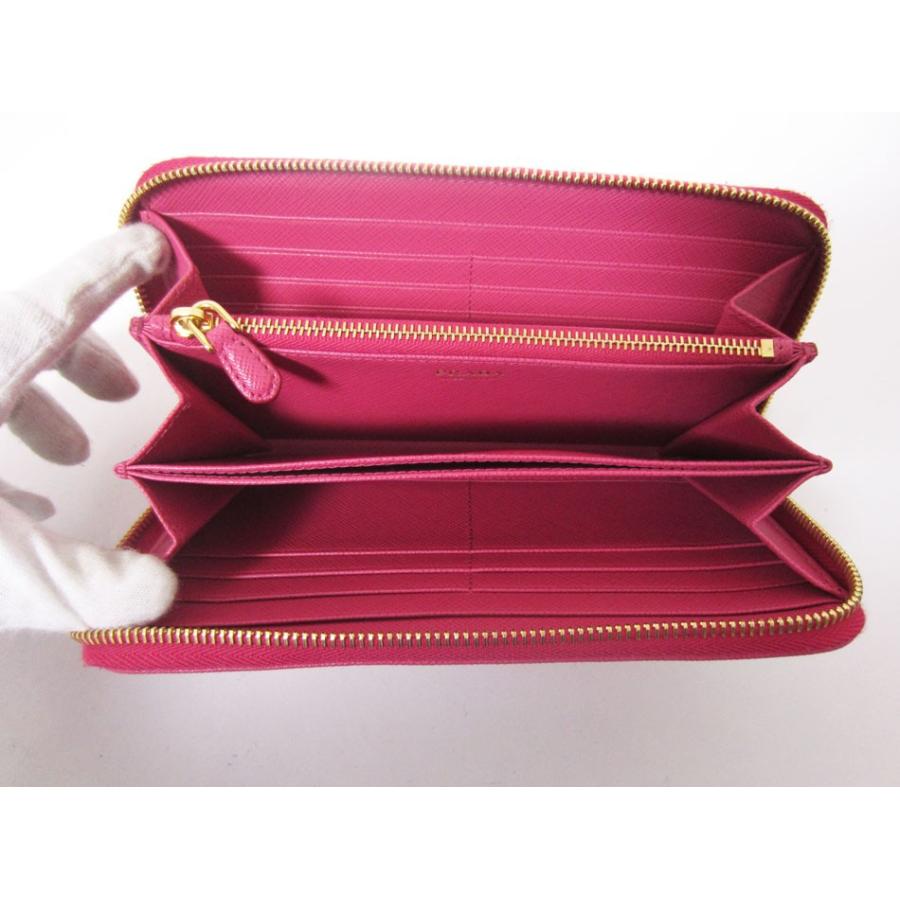 送料無料 PRADA プラダ ラウンドファスナー財布 長財布 SAFFIANO 