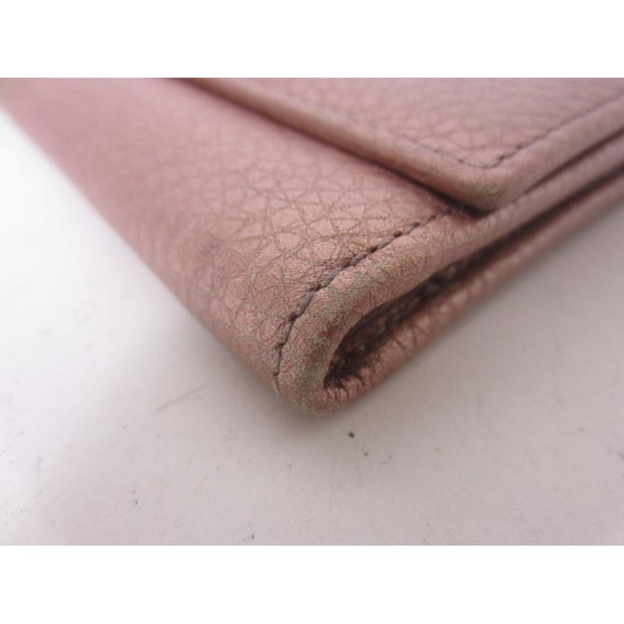 GUCCI（グッチ） 送料無料 ソーホー 2つ折り 長財布 レザー メタリック