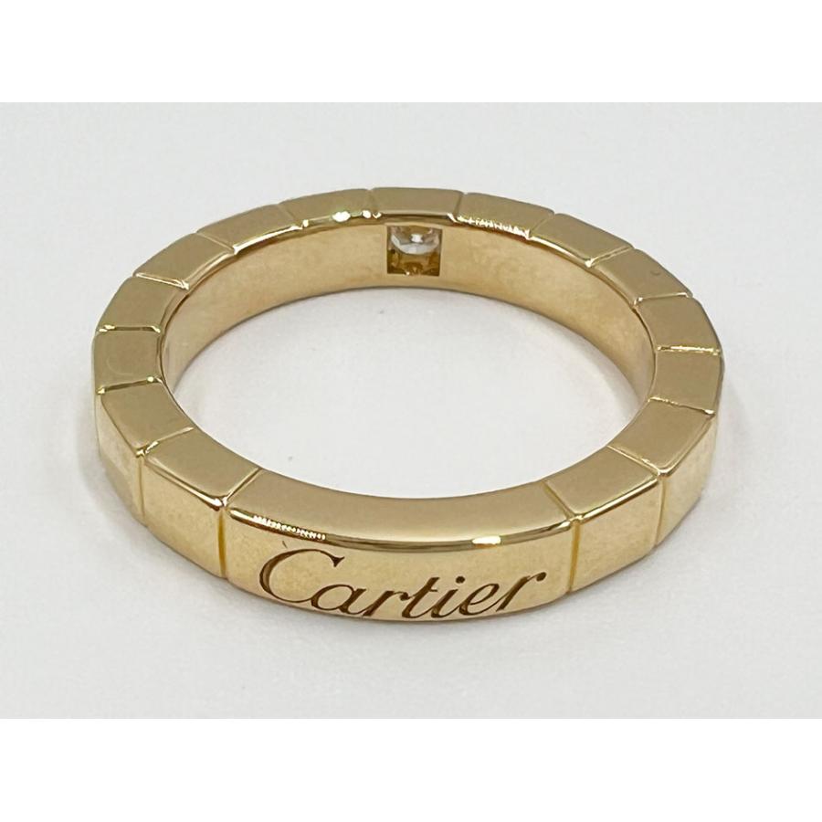送料無料 Cartier カルティエ ラニエール リング 指輪 レディース 1P ダイヤ 750 K18 ピンクゴールド 45 新品仕上げ｜yamamoto7887｜04