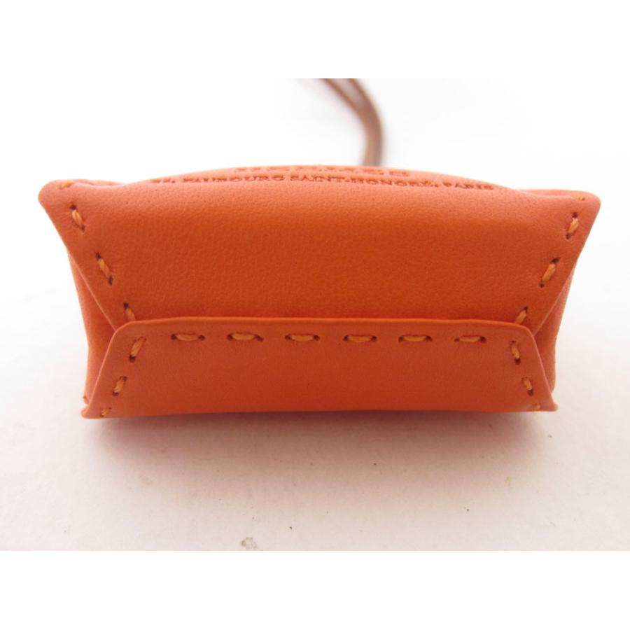 HERMES（エルメス） 送料無料 チャーム ストラップ サックオランジュ