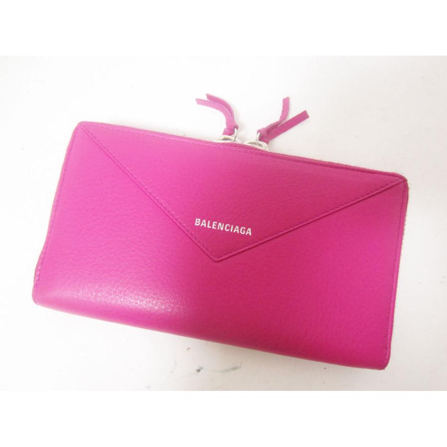 BALENCIAGA（バレンシアガ） 送料無料 ラウンドファスナー財布 レザー